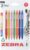 Zebra Z-Grip Rainbow Barrel Smooth Retractable Ballpoint Pens (Pack of 7)