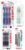 Zebra Z-Grip Retractable Funky Smooth Ballpoint Pens Assorted 5 Pack / Ombre Soft Touch Black Retractable/Daisy Mint – 3 Pack – Clubcard