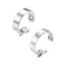 Zecimi 2-Pack Magnetic Adjustable Thumb Rings for Women and Men