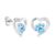 Zecimi 925 Sterling Silver Kitten Paw Stud Earrings
