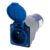 Zenitech CEE17 Compact Adaptor without Female Cable 16A 2PT Male for Camping
