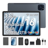 Zenva 11-Inch 2-in-1 Tablet with Keyboard, FHD, 24GB RAM