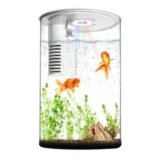 Zingbabu 3-Gallon Aquarium Starter Kit with Light & Filter, White