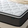 Zinus 3ft Single Mattress Memory Foam and Pocket Spring – (90 x 190 cm) – 10 Height – Tight Top – Medium Firm