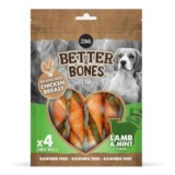 Zoe Better Bones Rawhide-Free Large Roll Dog Treats Lamb Mint – £4.01 S&S