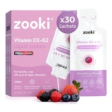 Zooki Liposomal Vitamin D3 K2 3000IU Sachets, Mixed Berry – £23.99 S&S Voucher