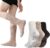 Zuimei 3 Pairs Pilates Grip Socks Slouch Socks with Grip for Women 3 Colors Yoga Sock Knit Novelty Scrunch Stacked Long Sock for Women Girls Daily Dance Party Sports