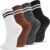 Zuimei 4 Pack Yoga Grip Socks Women Reformer Non Slip Pilates Socks for Ballet Dance Workout Fitness Running Hospital Gym Home