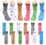 Zuimei 6 Pairs Funny Magnetic Socks,Novelty Holding Hands Sock,Hand In Hand Friendship Socks,Mid Tube Magnet Socks Funny Gifts for Women Men