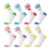 Zuimei 8 Pairs Girls Cotton Sports Socks, 5-8 Years