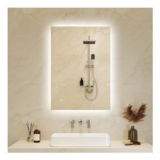 Zurehome LED Bathroom Mirror 40x60cm, 3-Color Dimmable, Memory Function