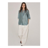 Zw Collection Flowing Short Sleeve Blouse