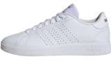 adidas Advantage Base 2.0 Shoes, Cloud White Collegiate Green – Size 8UK