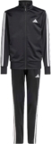 adidas Girls 3 Stripes Zip Tracksuit