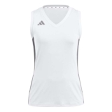 adidas Quickset Sleeveless Volleyball Jersey in White Size-XS