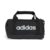 adidas Unisex Essentials Linear Duffel Bag, Black/Black/White, XS
