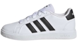 adidas Unisex Kids Grand Court Lifestyle Tennis Lace-Up Shoes – Size 10 UK Child