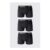boohooMAN 3 Pack Man Dash mid Length Trunks