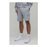 boohooMAN Essential Slim Fit Cargo Jersey Short
