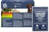 by Amazon Complete Food for Adult Dogs, Meat Selection in Jelly, 1.2 kg (12 Packs of 100g)