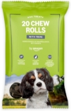by Amazon – Dog Treats – 20 Chew Rolls with Tripe, 200g