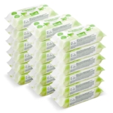 by Amazon Fresh Baby Wipes, 1080 Wipes, 18 Pack of 60, Plant-Based Wipes Without Plastic – £8.98 S&S