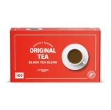 by Amazon Original Black Tea Bags, Rainforest Alliance Certified, 100 count – S&S £1.66