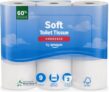 by Amazon Soft Toilet Tissue, 2-Ply, 9 Rolls (1 Pack of 9), 200 Sheets per Roll, FSC Certified