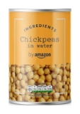 by Amazon Whole Chickpeas in Water, 400g (39p / 35p with S&S) – 4 for £1.48 Prime Members