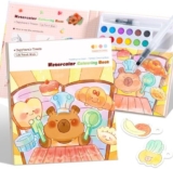 capybara Paint With Water Colouring Activity Book Water Reveal Colouring Pages Creative Art Activity Book
