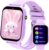 clleylise Kids Smart Watch for Boys Girls – Smart Watch for Kids Fitness Watch with 18 Fun Games, 8MP Camera, Step Counter & Sleep Monitoring, Alarm, Flashlight, for Girls Boys (Purple 3)