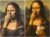 dienjason 2 Pcs Wall Art for Bathroom, Mona Lisa Holding Nose Wall Art Set, Bathroom Wall Art Humorous Nose-Pinching and Tissue-Holding Artwork, Home Decor for Toilet and Washroom Spaces