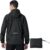 donhobo Mens Waterproof Jacket,Waterproof Rain Jackets Windbreaker Packable Hood Reflective Lightweight Quick Dry Raincoat with Zipper Pockets for Outdoor Cycling Traveling