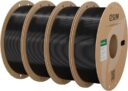 eSUN PLA Basic Filament 4KG Bundle, Speedy PLA 3D Printing Filament, Black – Sold by eSUN Official Store FBA