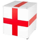 electriQ 48 Litre Drinks Fridge England Flag Design – w/Code