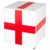 electriQ 48 Litre Drinks Fridge England Flag Design – w/Code