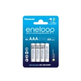 eneloop AAA/Micro Ni-MH rechargeable battery (4-pack), capacity 800 mAh – £8.19 S&S