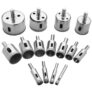 flintronic Diamond Drill Bit Set, 15PCS(8mm-50mm) Carbon Steel Hole Saw Cutter Tools Set for Glass/Tile/Ceramic Cutting Sold by XJYEU / FBA