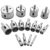 flintronic Diamond Drill Bit Set, 15PCS(8mm-50mm) Carbon Steel Hole Saw Cutter Tools Set for Glass/Tile/Ceramic Cutting Sold by XJYEU / FBA