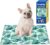 furrybaby Dog Cooling Mat, Self-Cooling Pad Cool Large Dog Cool Pads, No Need to Refrigerate or Freeze, Apply Indoors Outdoors Car(Green Leaf 40x50cm)