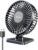 gaiatop USB Desk Fan, Small But Powerful, Portable Quiet 3 Speeds Wind Desktop Personal Fan, Adjustment Mini Fan Table Fan for Better Cooling, Home Office Car Indoor Outdoor Black