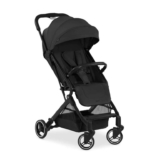 hauck Travel N Care, Black – GOLD WINNER Mother & Baby Awards 2024, Lightweight Travel Pushchair with Raincover, Suspension