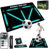 hykoiuu Children Football Training Mat with Videos for Ball Control, Dribbling and Footwork – Sold by Hykoiuu FBA