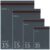 iSOUL 65 Mixed Grey Postal Bags, Self Seal Poly Mailer Bag, Assorted 4 Sizes Small to Large