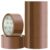 iSOUL Parcel Tape, 6 Rolls Packing Tape – Low Noise, Strong Heavy Duty Brown Tape, 48mm x 66m