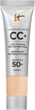 iT Cosmetics CC Cream SPF 50 Full-Coverage CC Cream Foundation with Hyaluronic Acid, Niacinamide & Vitamin E