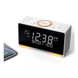 iTOMA DAB FM Radio Alarm Clock with Bluetooth, 40 Presets