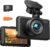 iZEEKER 2.5K Dash Cam, 1440P QHD Car Camera with Free 32GB Card, 3 IPS Display, Night Vision, WDR, 170Wide Angle, Loop Recording, G-Sensor Emergency Recording, 24H Parking Mode, Type C