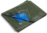 kippen 6068B1 Two-tone Tarpaulin – Size 3×4 mt, Green/Blue