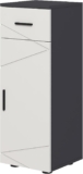 kleankin Narrow Bathroom Cabinet Bathroom Storage Cabinet with Drawer Grey